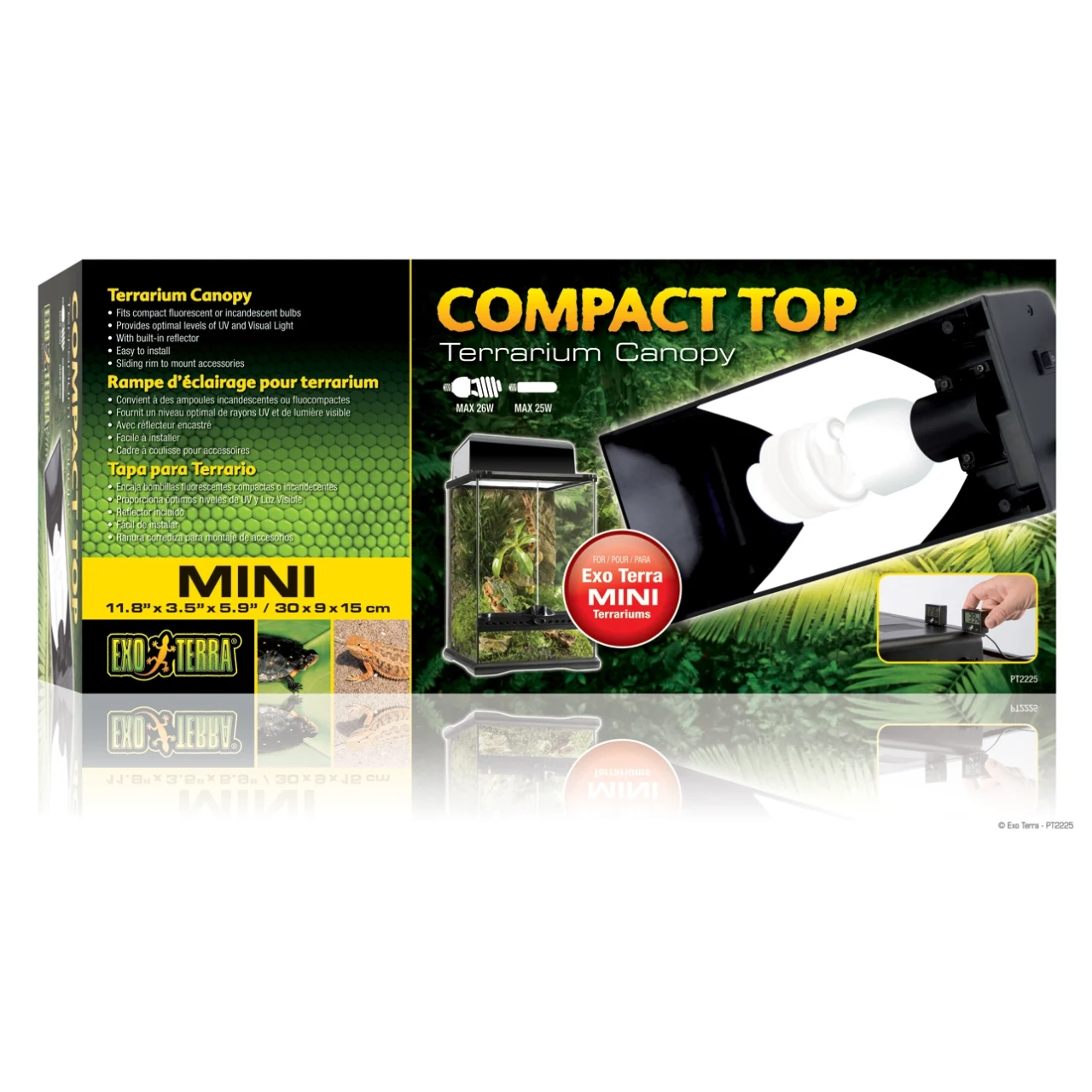 Exo Terra Compact Top Lampe 30 cm